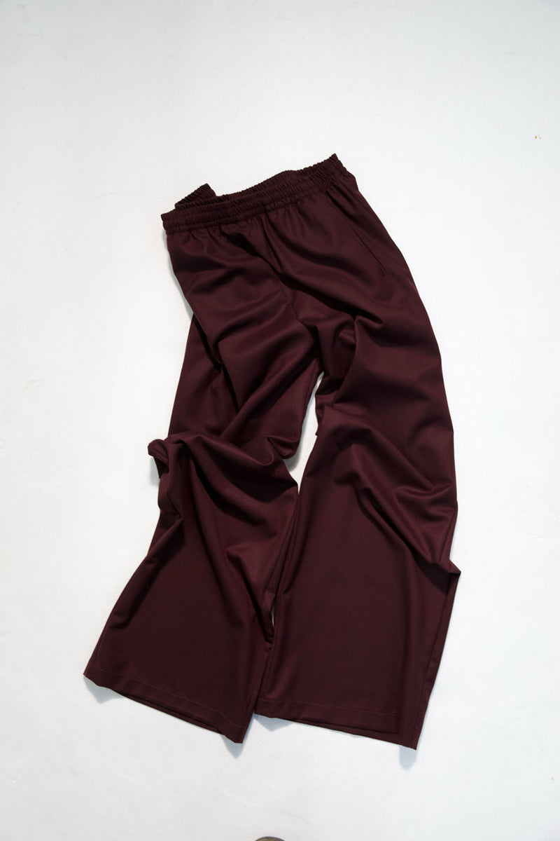 "Ludo" track trouser burgundy