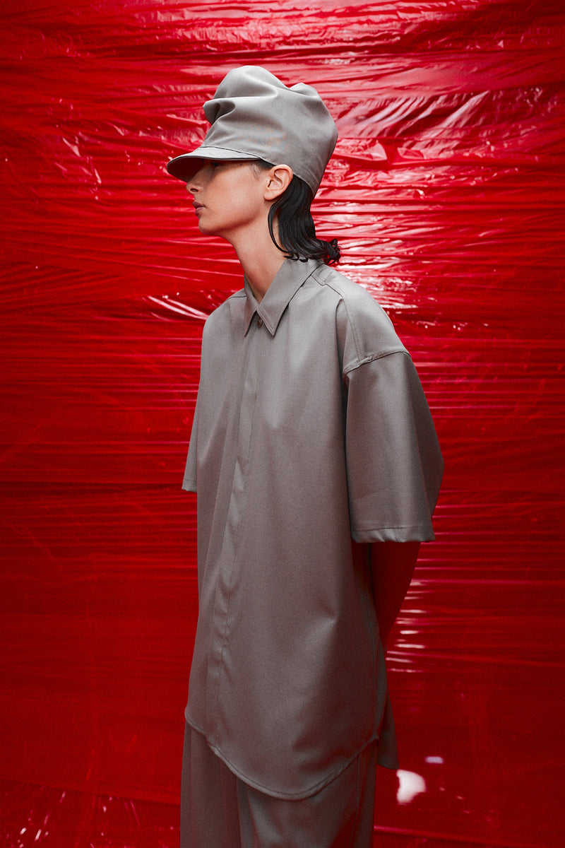 "Keiko" button up shirt short sleeve sand