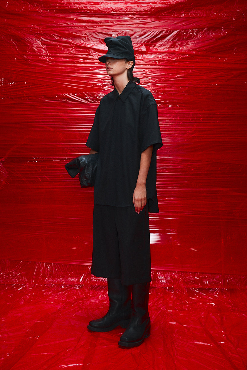 "Bermudas" Wool 3/4 shorts Midnight