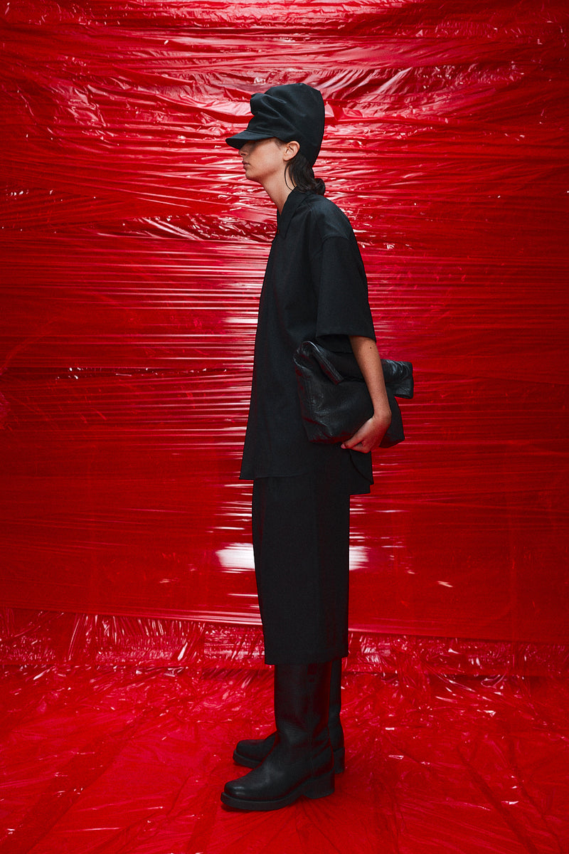 "Bermudas" Wool 3/4 shorts Midnight