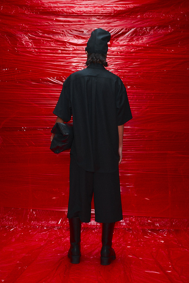 "Bermudas" Wool 3/4 shorts Midnight