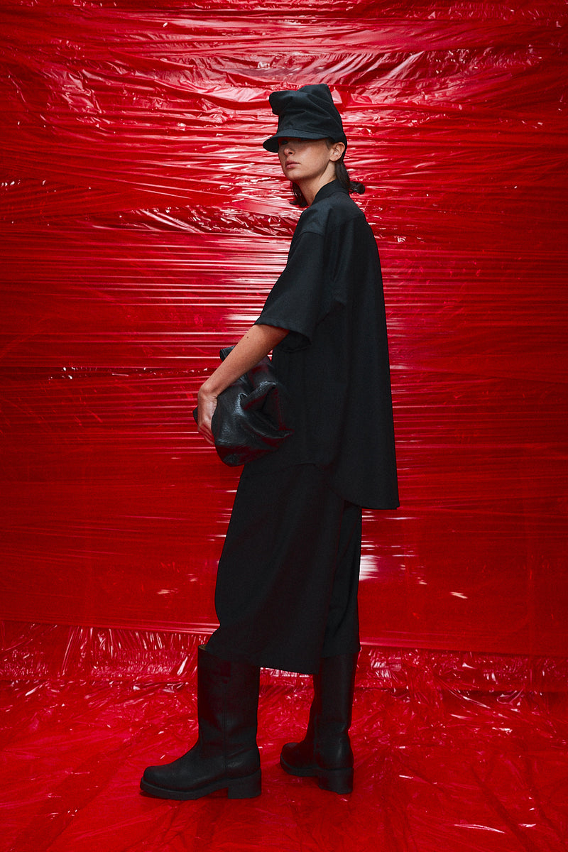 "Bermudas" Wool 3/4 shorts Midnight