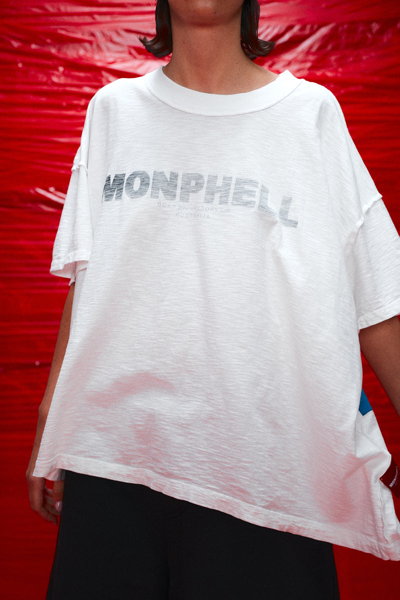 "ruki" T-shirt white logo