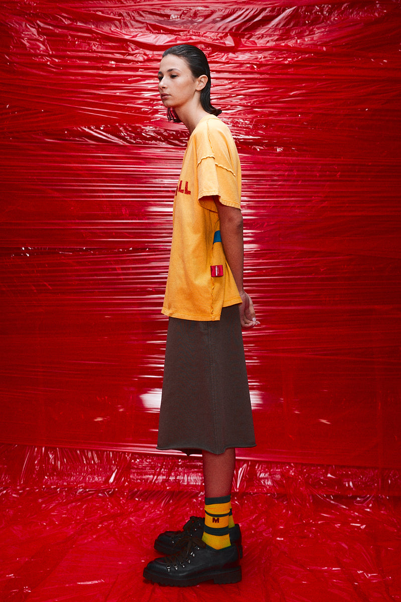 "Yuki" wide terry short chocolate