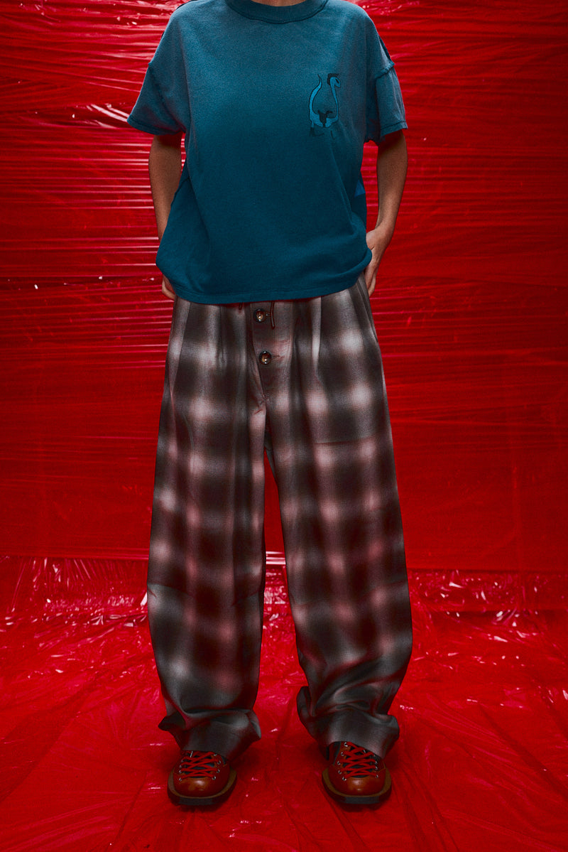 "Georgio" Cotton plaid check Dark