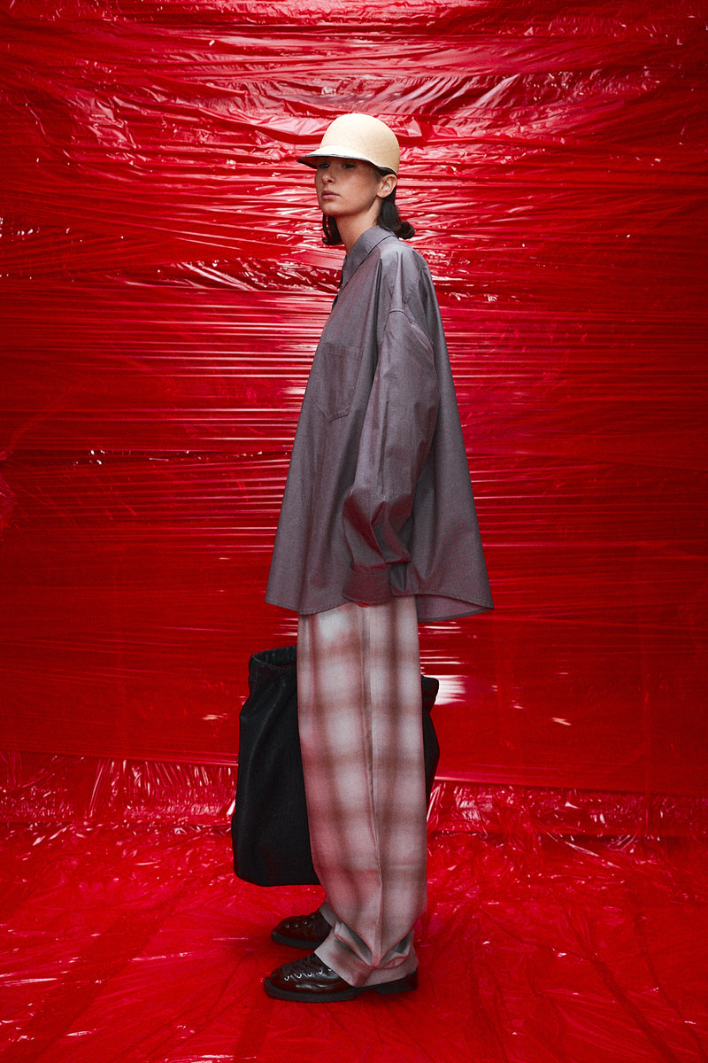 "Georgio" Cotton plaid check light