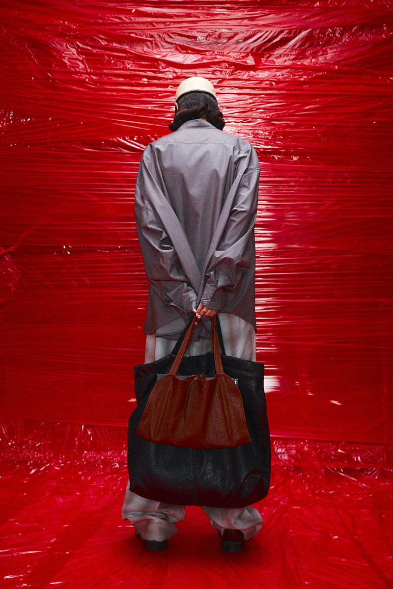 "Butcher" Brown leather Messenger bag