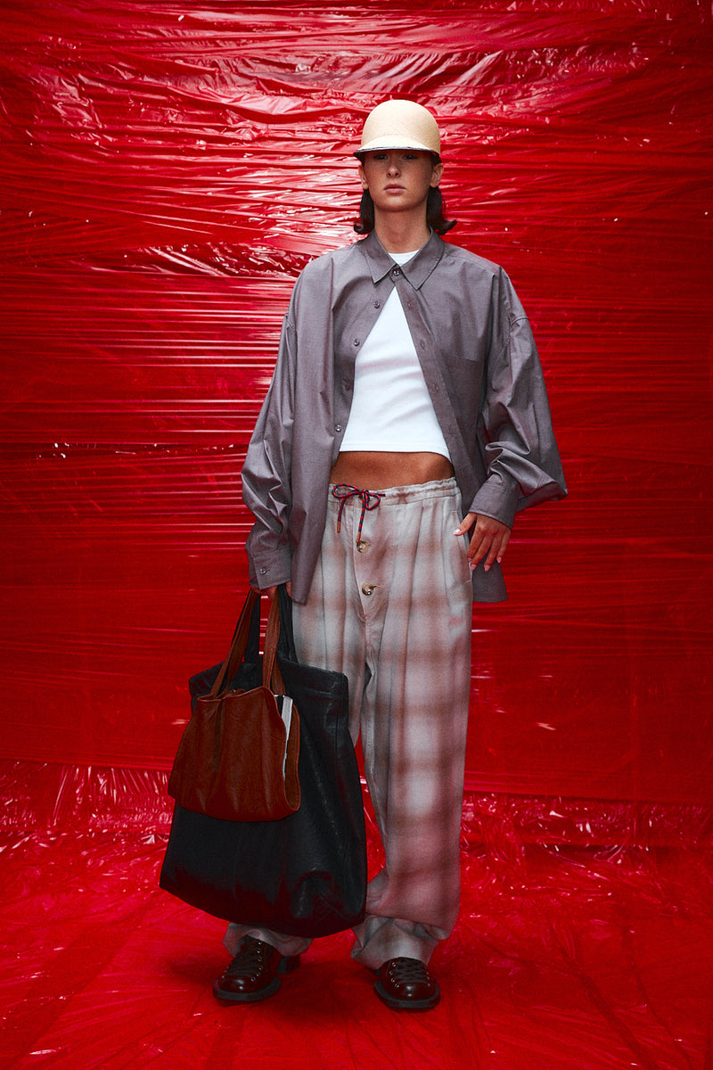 "Butcher" Brown leather Messenger bag