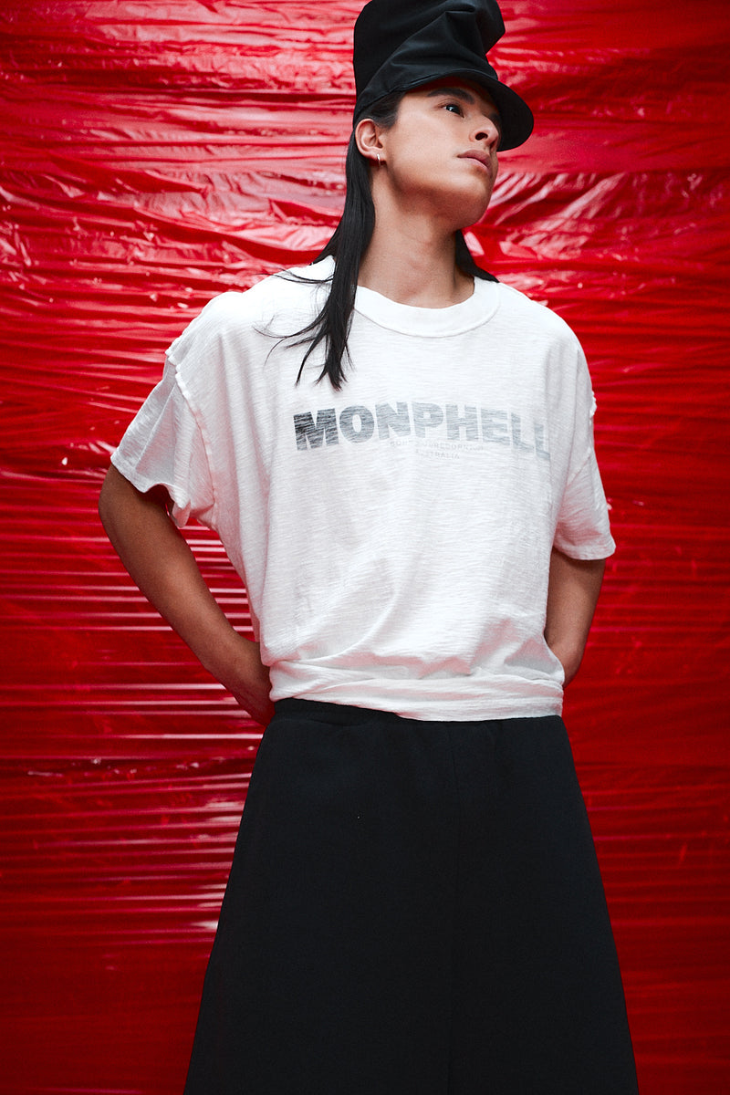 "ruki" T-shirt white logo