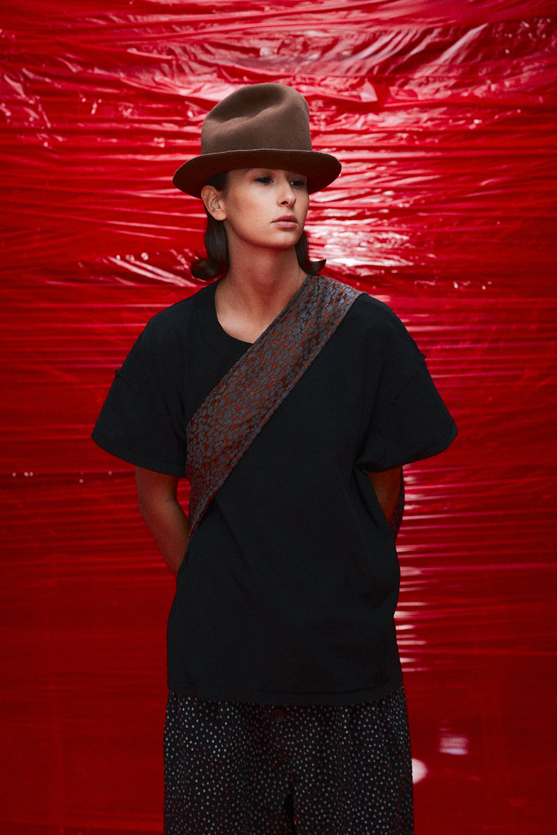 "koda" rabbit fur hat brown