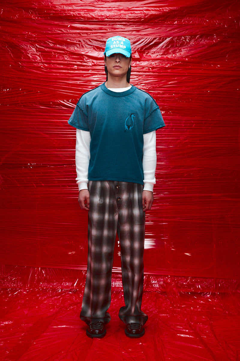 "Steve" T-shirt sun faded Navy