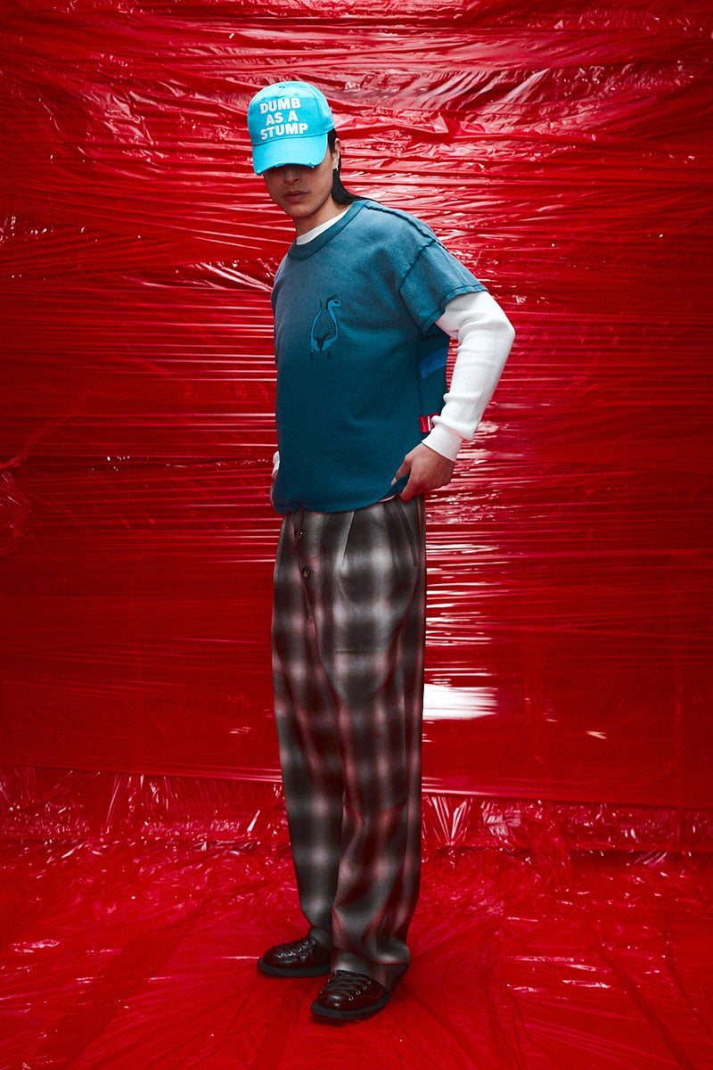 "Georgio" Cotton plaid check Dark