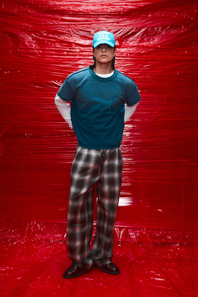 "Georgio" Cotton plaid check Dark