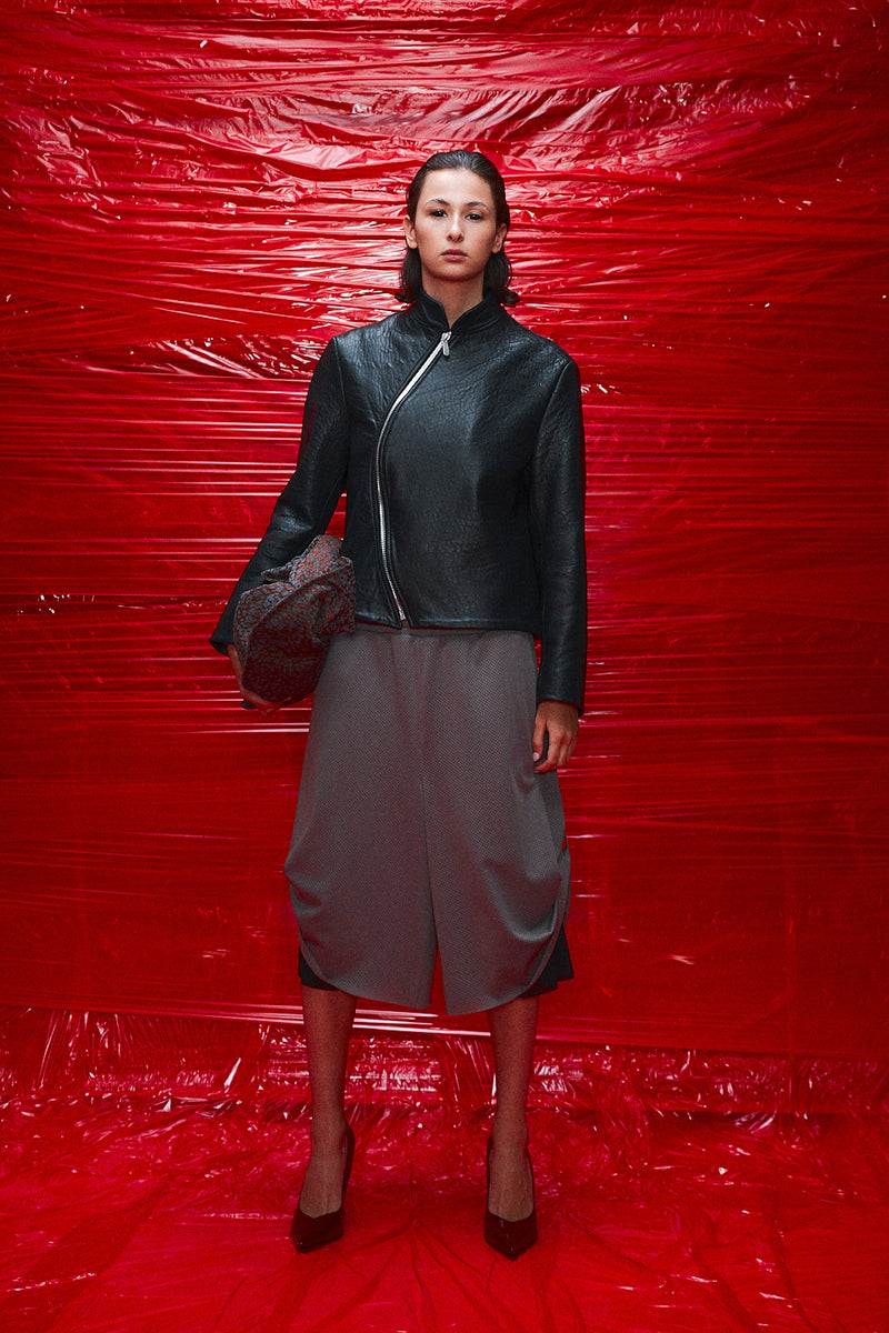 "Mio" oversized cross body bag leopard