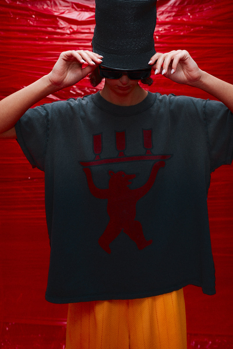 "Berlin" T-shirt sun faded midnight
