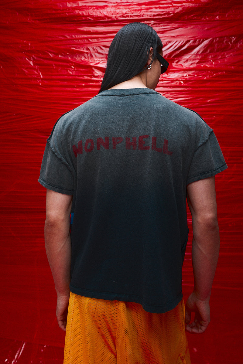 "Berlin" T-shirt sun faded midnight