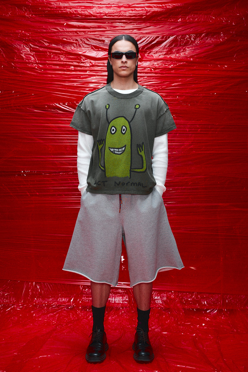 "Act Normal" T-shirt Green