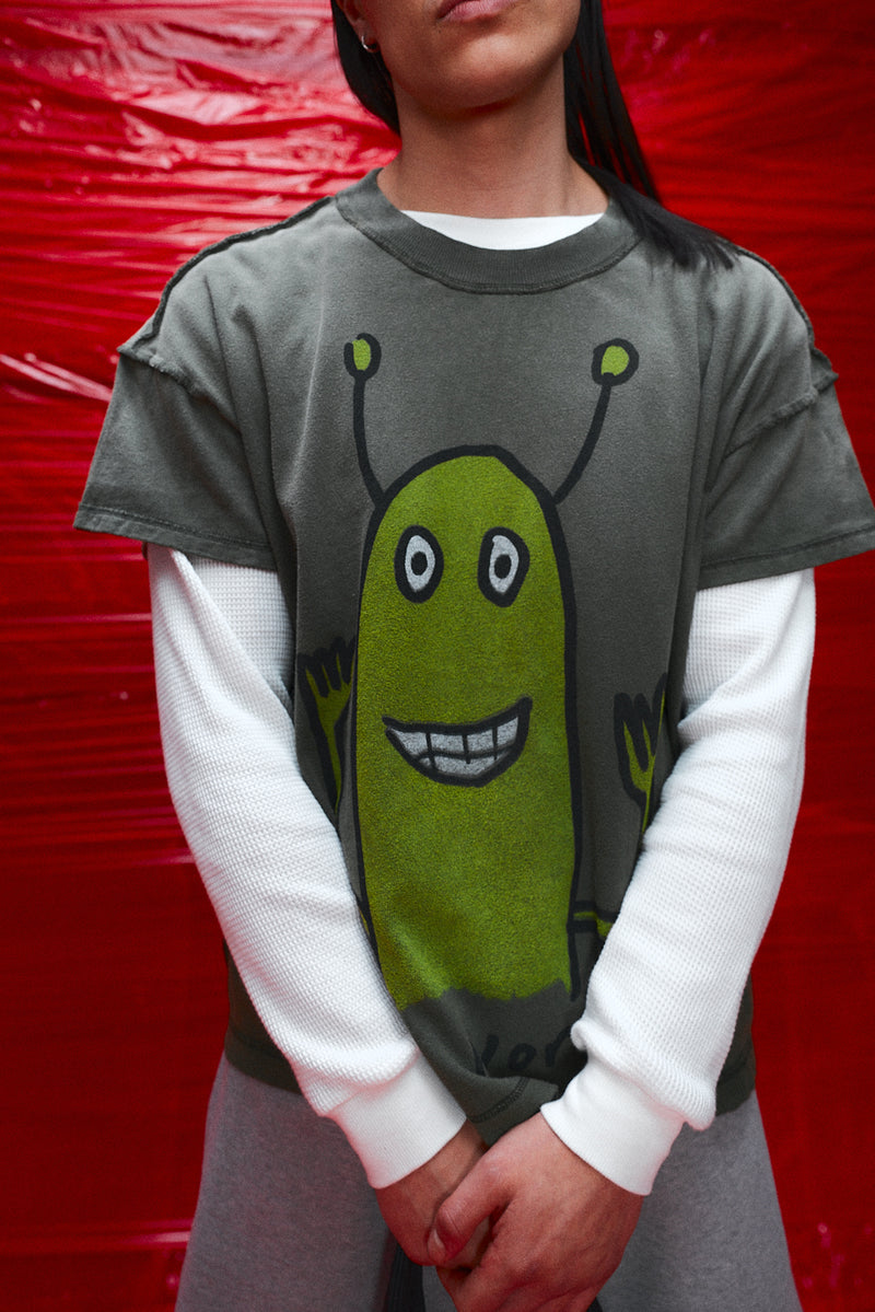 "Act Normal" T-shirt Green