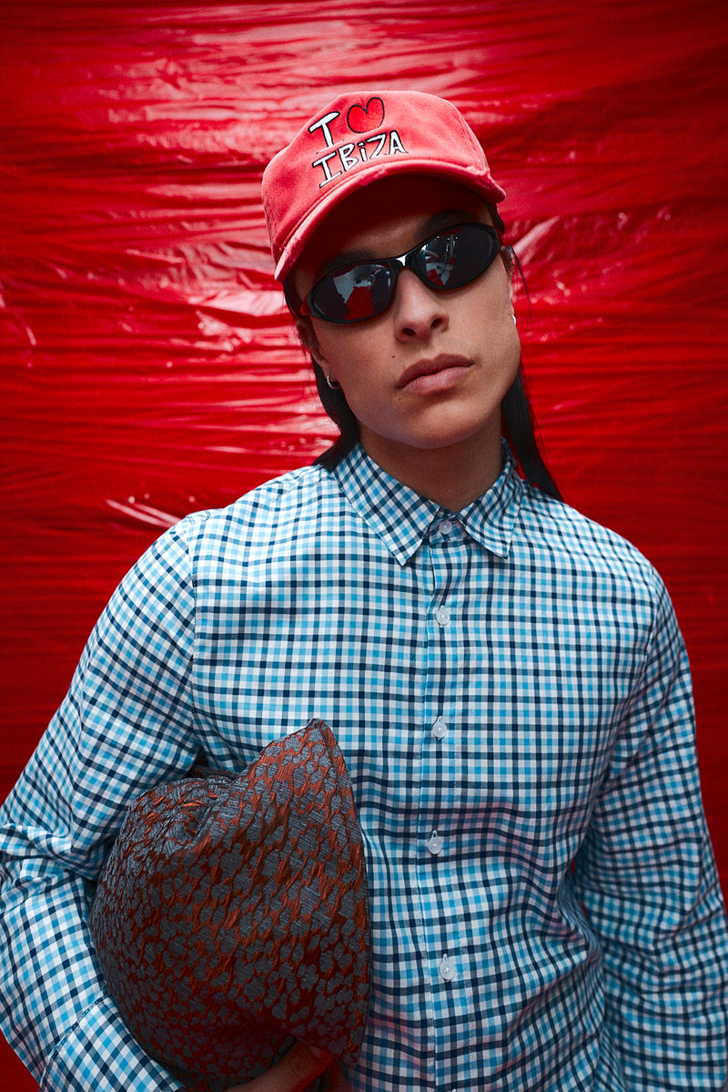 "Mio" oversized cross body bag leopard