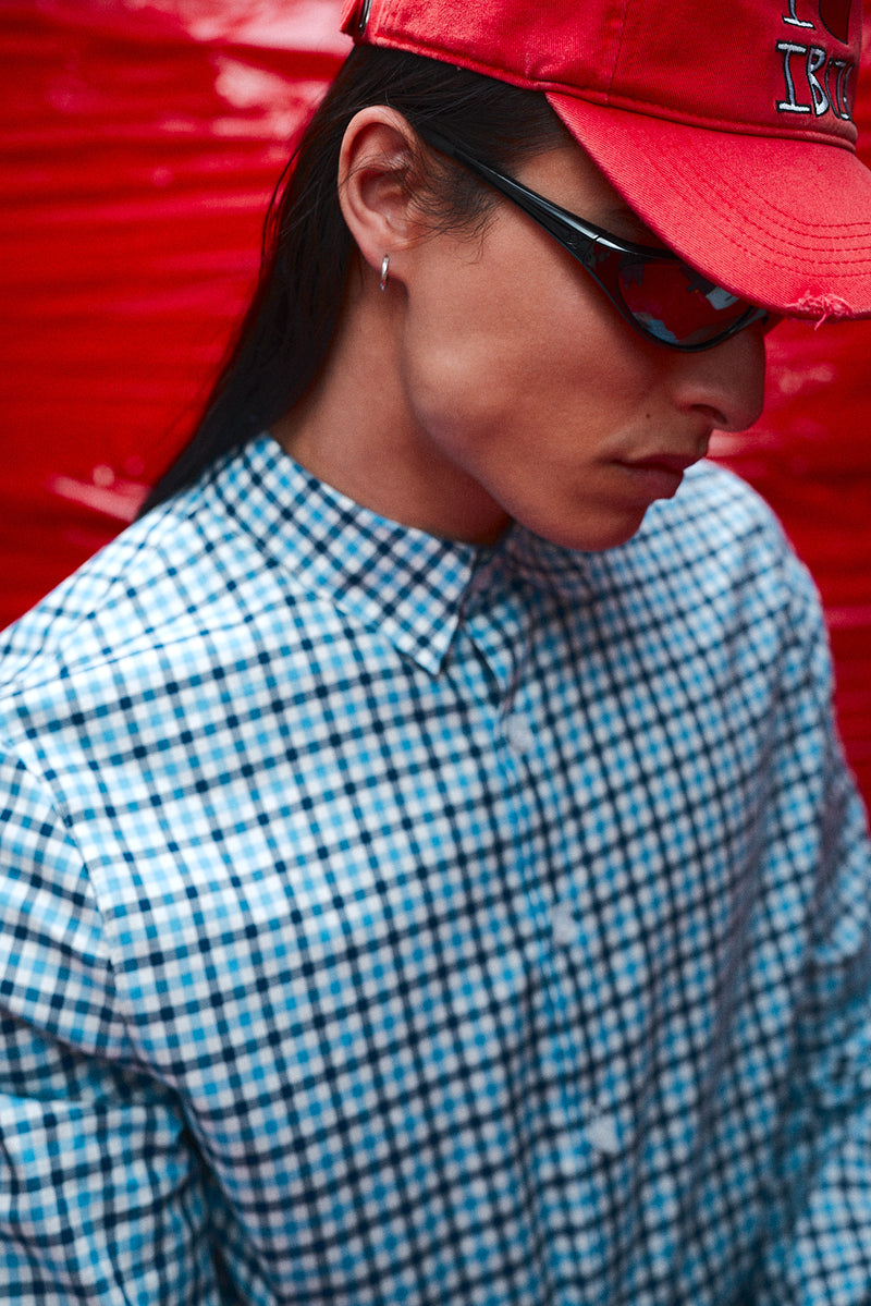 "Ari" Plaid button up shirt