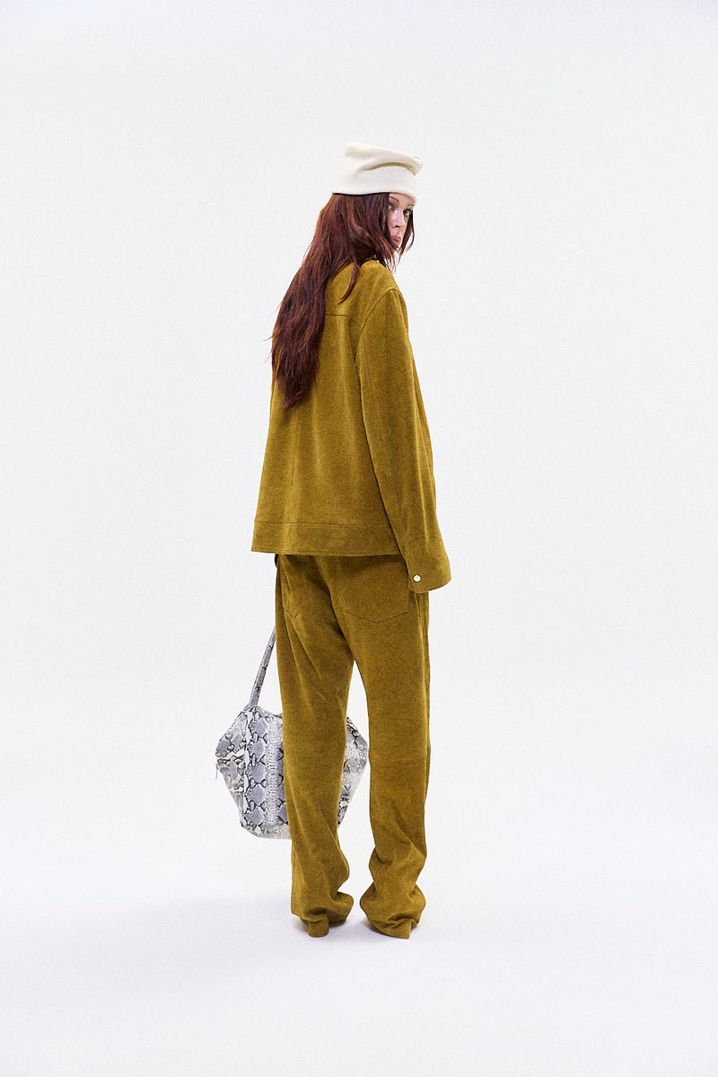 "LUC" suede trouser - AVAILABLE 26.08 // 7PM