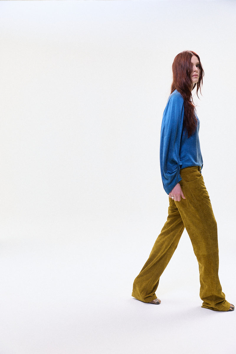"IVA" silk balloon top