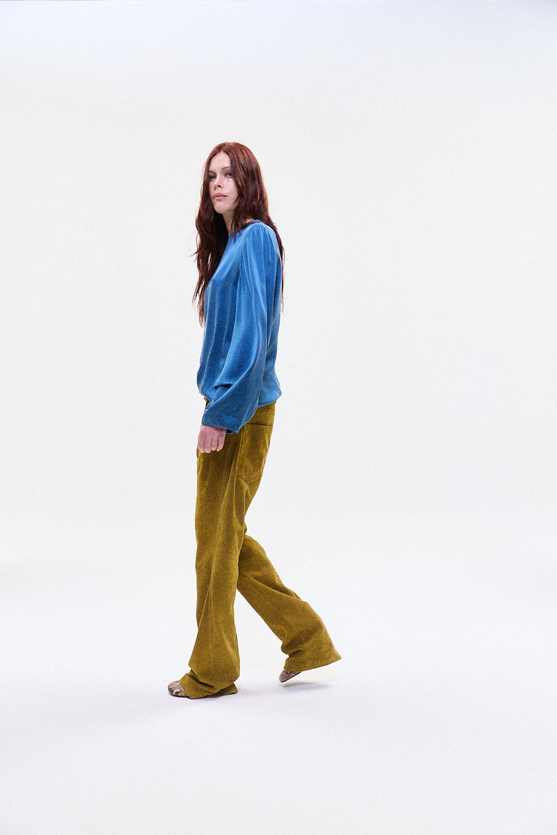 "IVA" silk balloon top