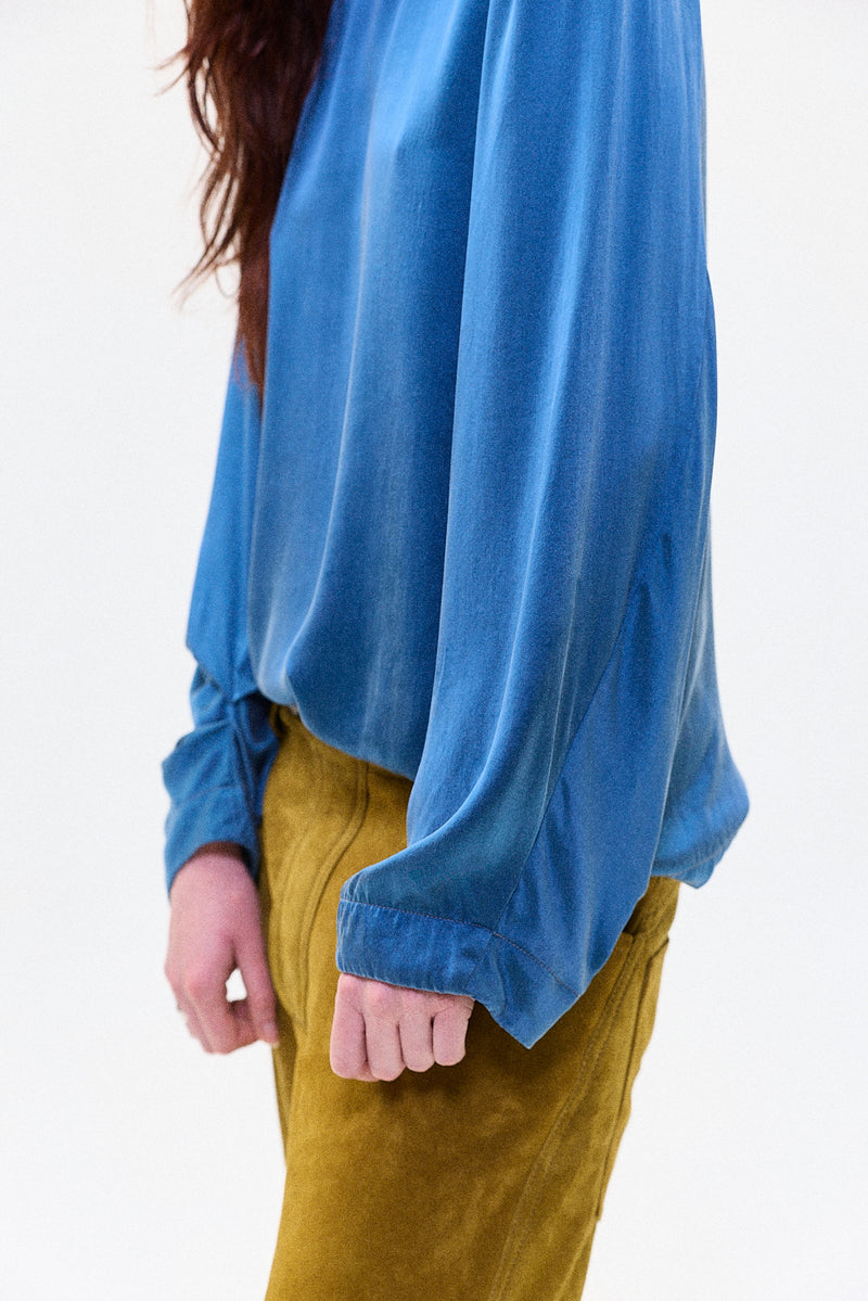 "IVA" silk balloon top
