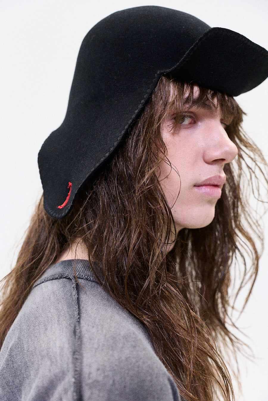 "FYN" rabbit fur skull cap