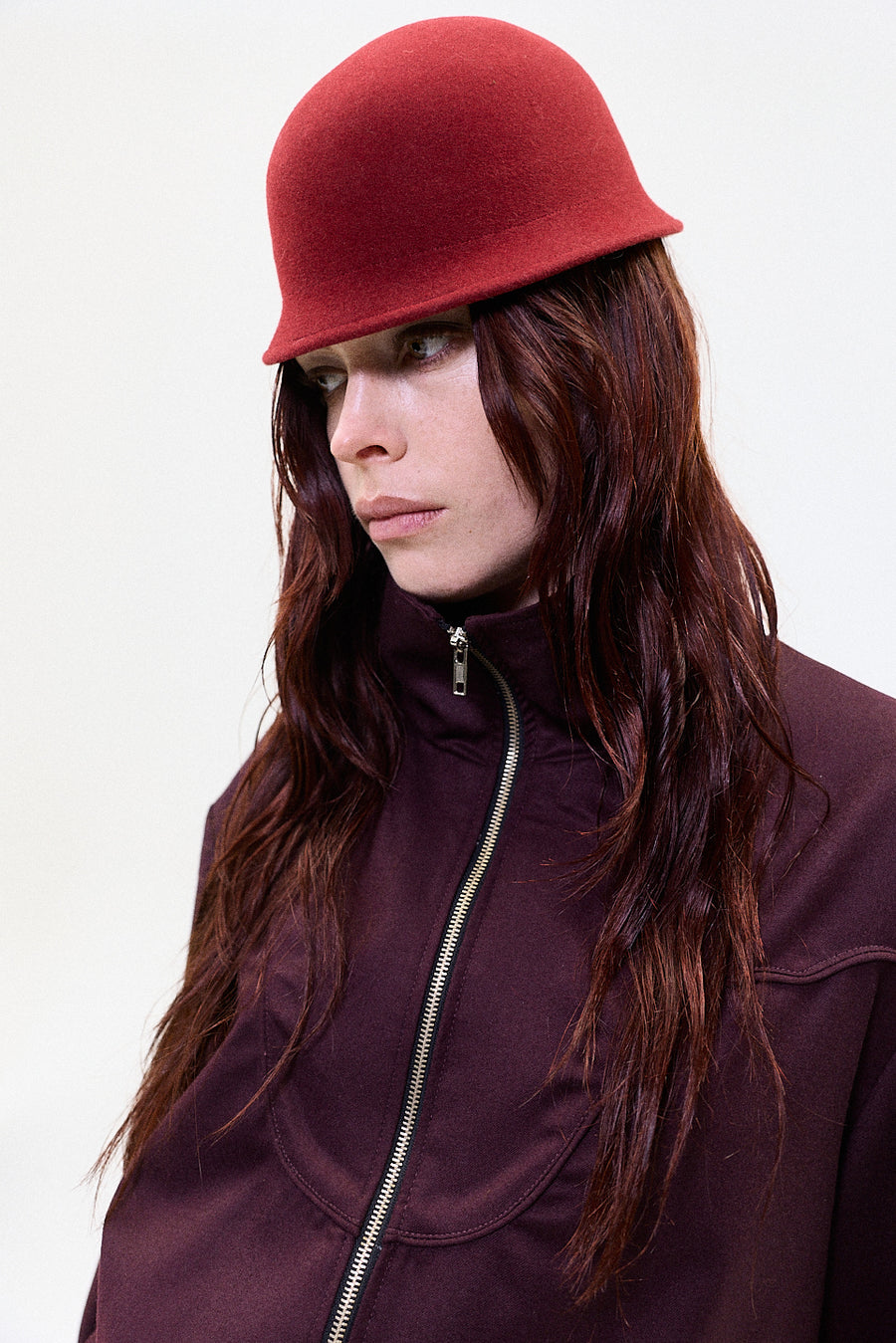 "Marcel" Track Jacket Burgundy
