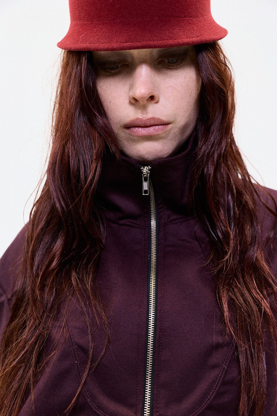 "Marcel" Track Jacket Burgundy