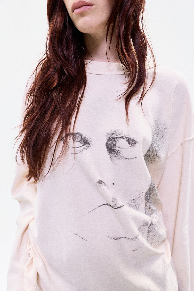 "FRANCIS" longsleeve t-shirt ivory