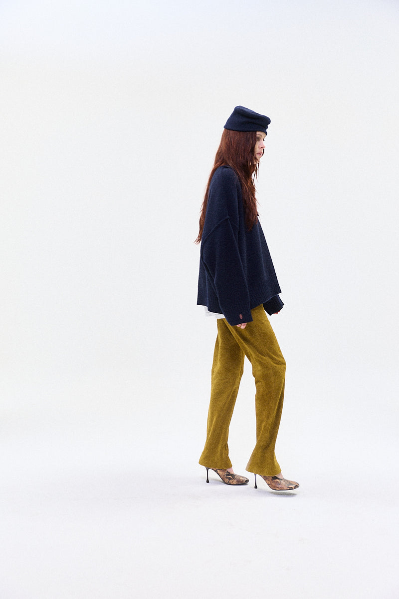 "LUC" suede trouser - AVAILABLE 26.08 // 7PM