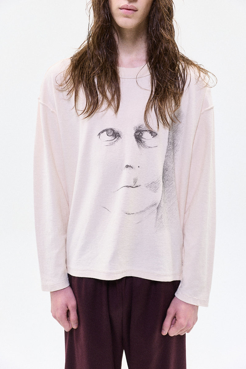 "FRANCIS" longsleeve t-shirt ivory