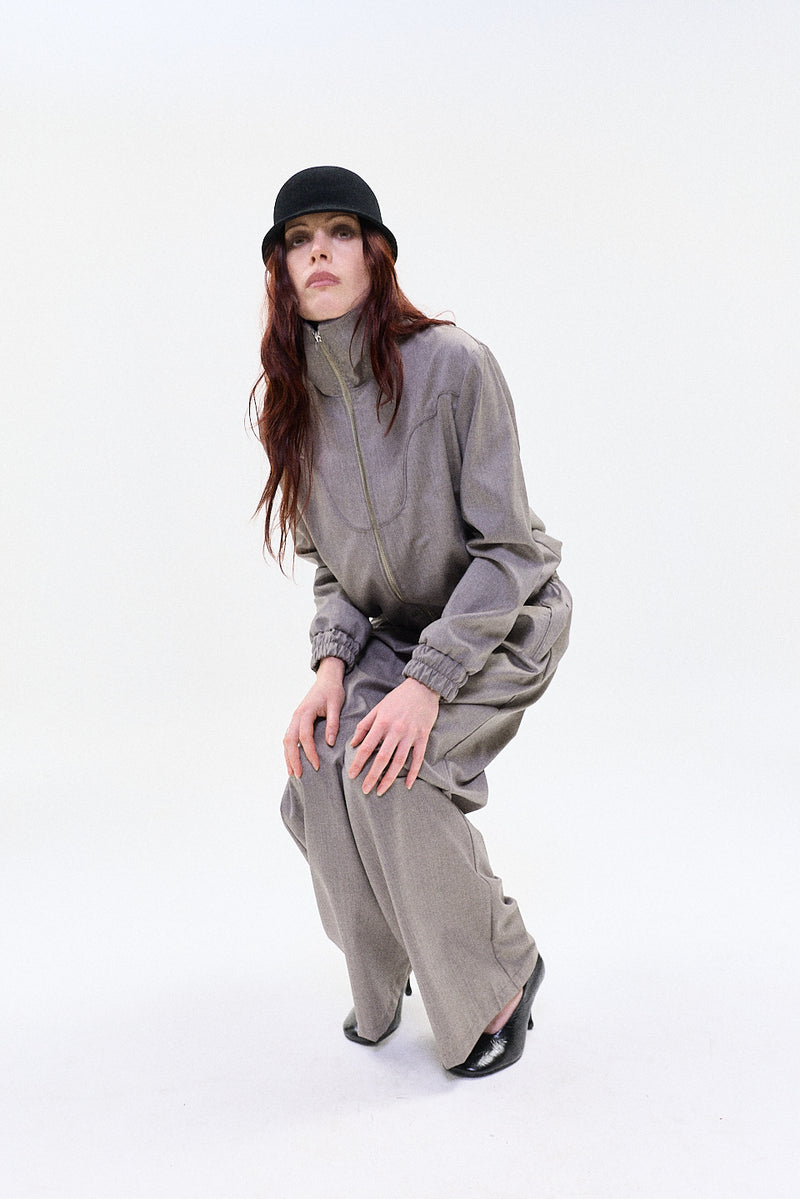 "Ludo" track trouser gun metal