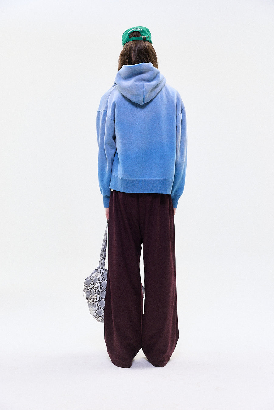 "TULLY" zip hoodie light blue
