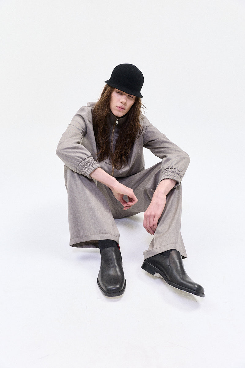 "Ludo" track trouser gun metal