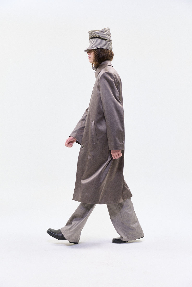 "BORIS" SATIN SHINE OVER COAT