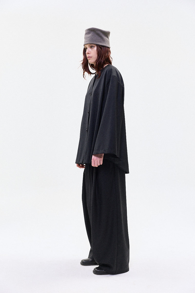 "Nino" Oversized trouser wool midnight
