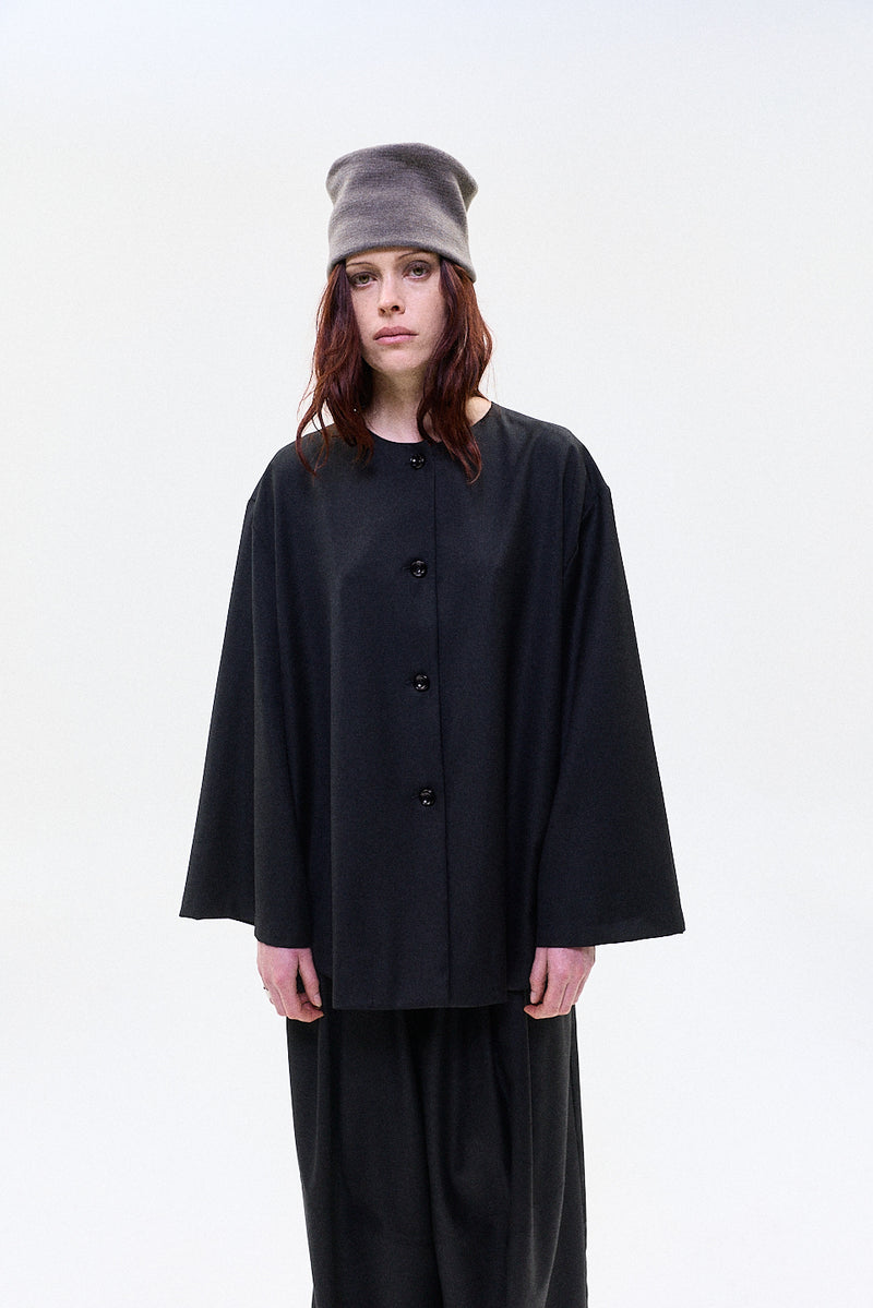 "Yoki" button up shirt midnight