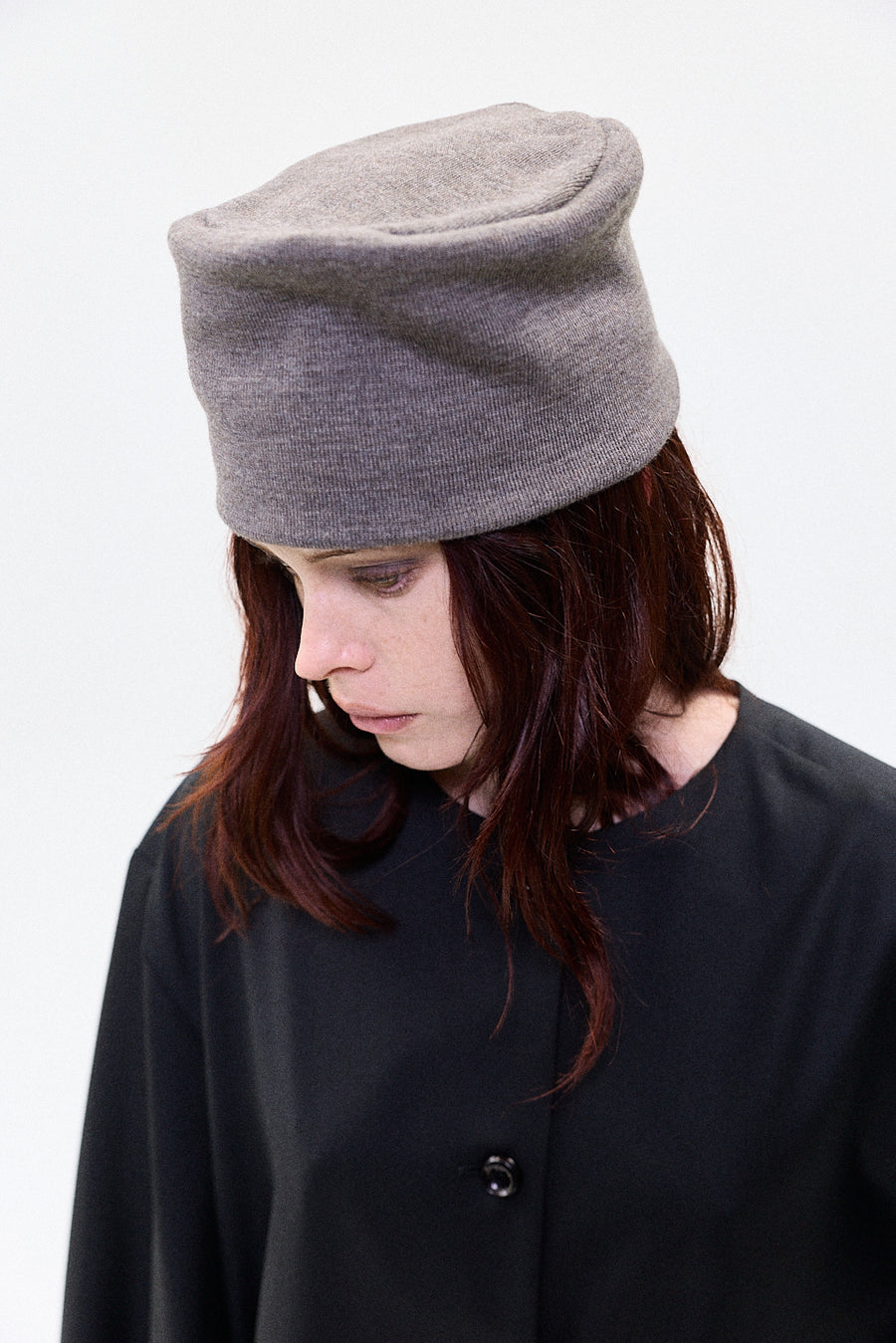 merino beanie brown