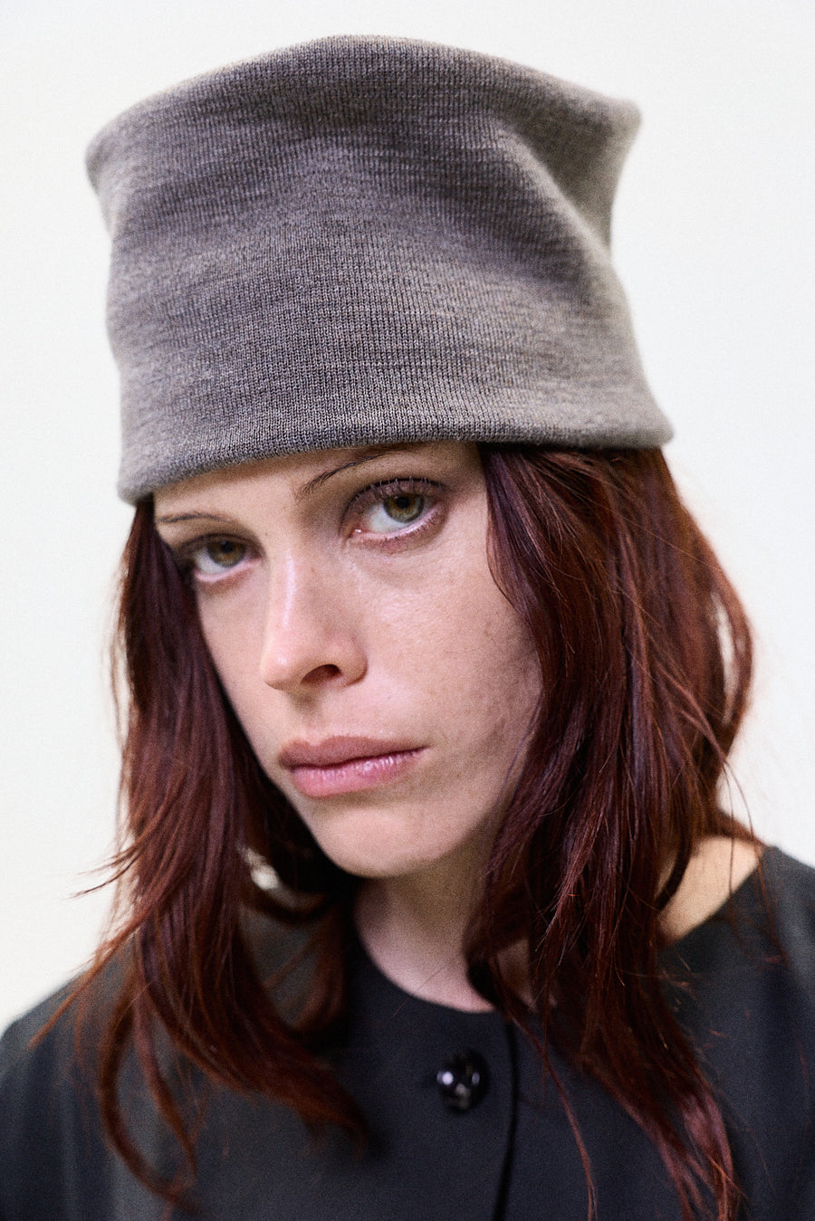 merino beanie brown