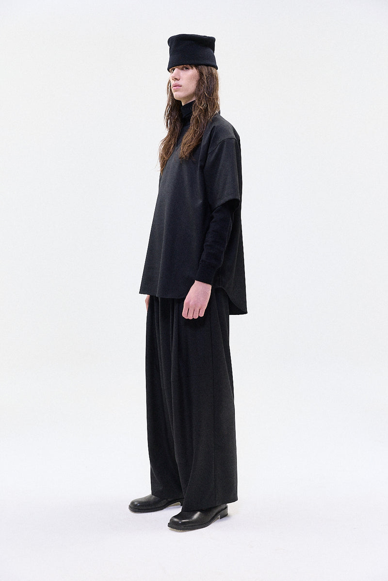 "ARLO" v-neck shirt midnight
