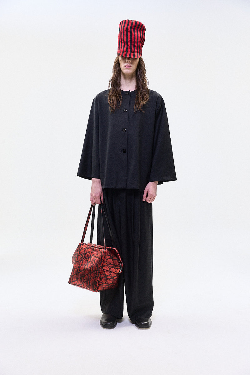"Yoki" button up shirt midnight