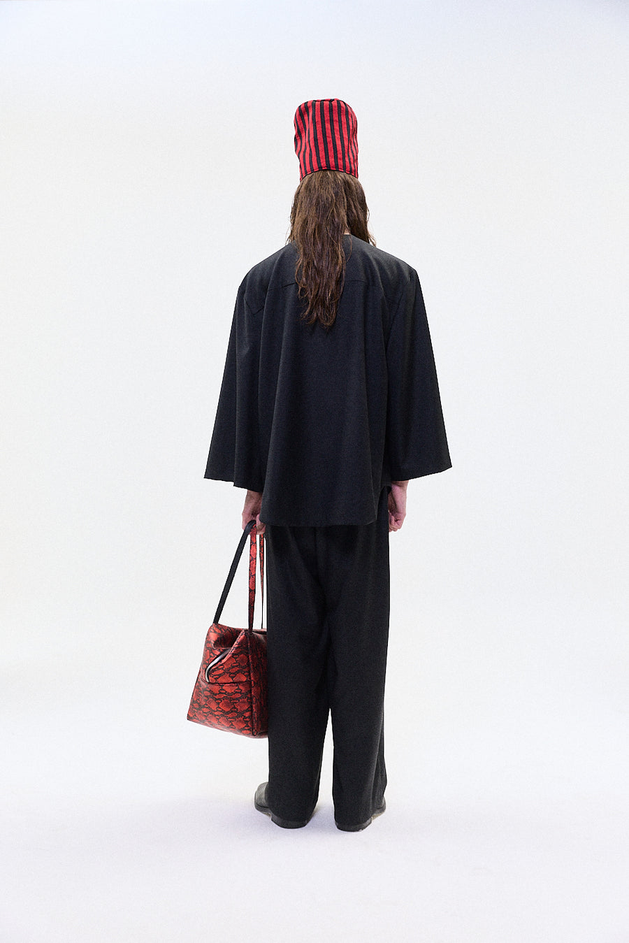 "Yoki" button up shirt midnight