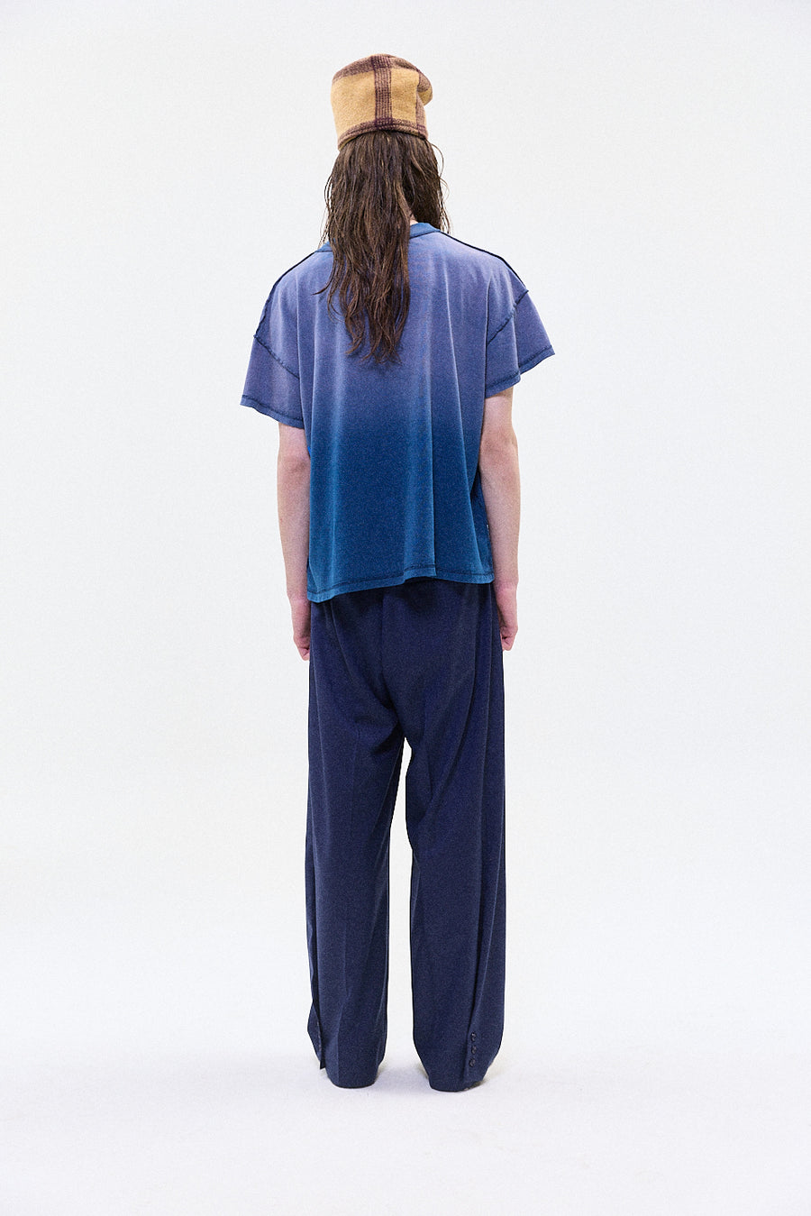 "Rhuki" Sun faded navy Tshirt