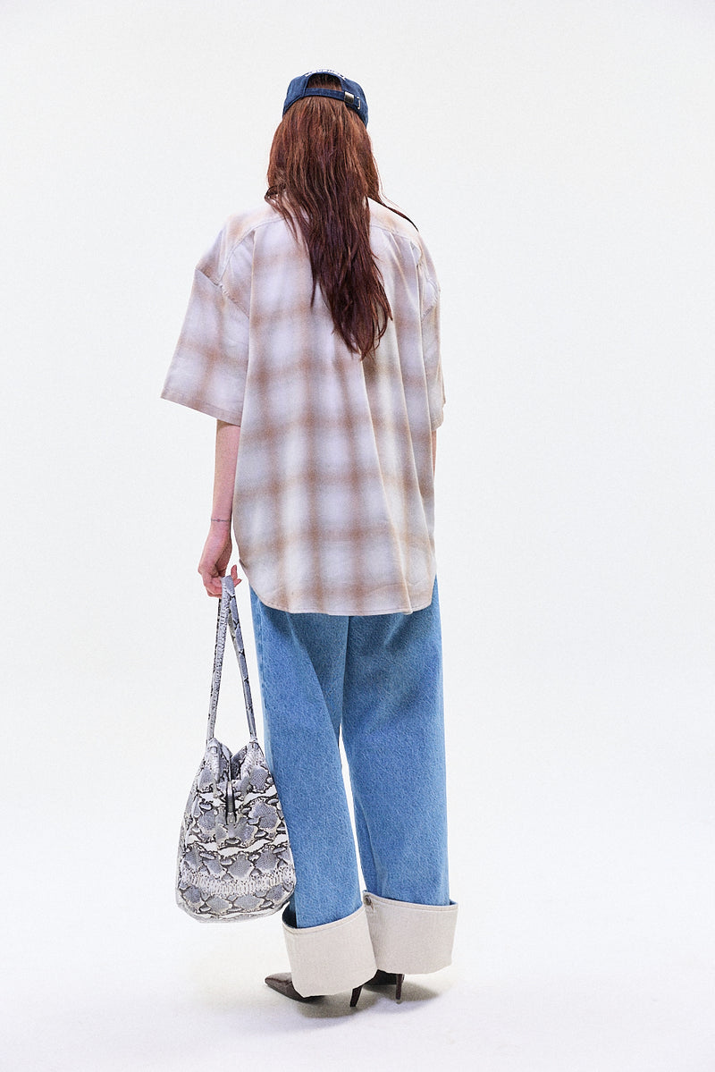 "Keiko" button up shirt short sleeve light