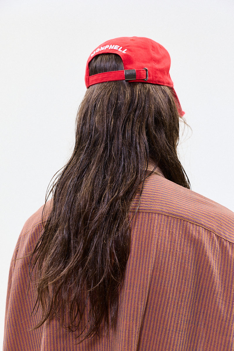 "otto" Oversized button up shirt brown