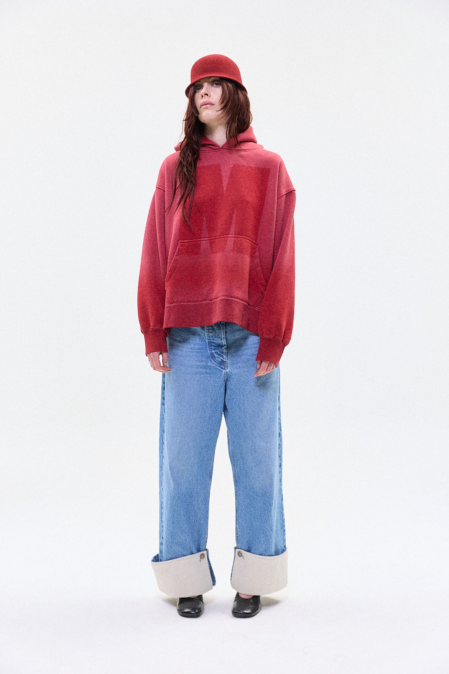 "HUGO" hoodie red