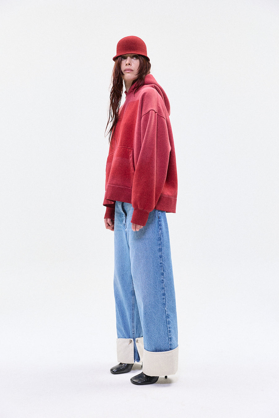 "HUGO" hoodie red